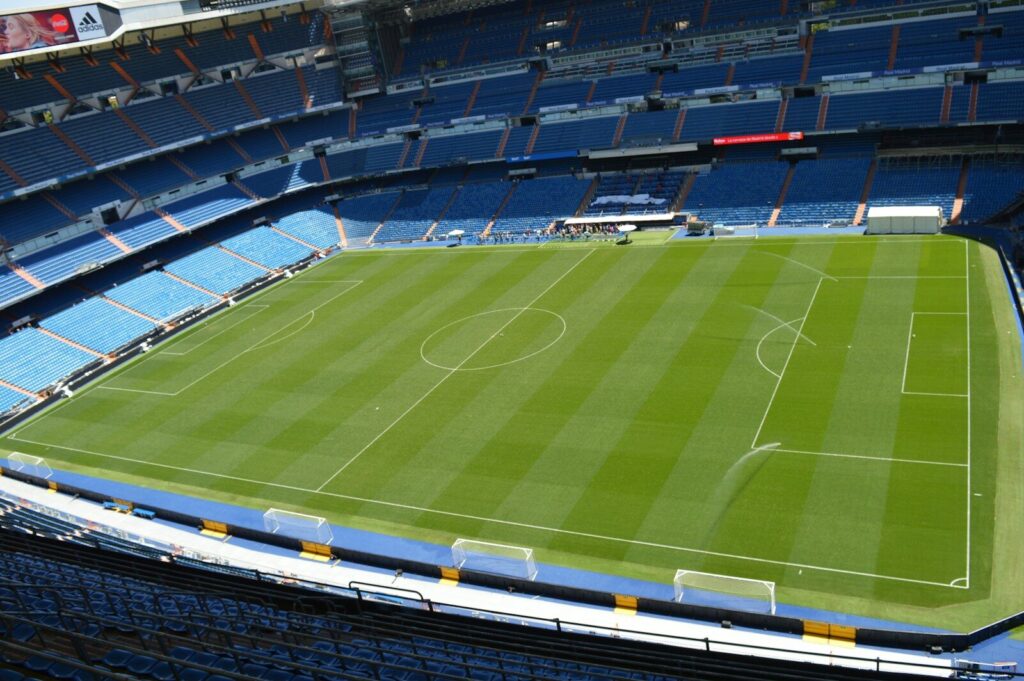 Football stadium in Madrid